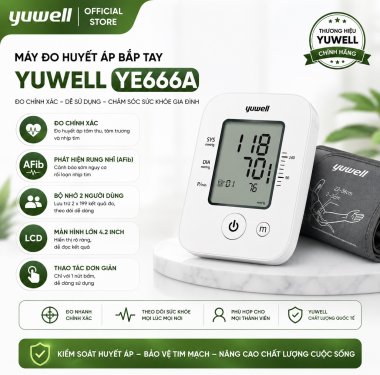 Máy đo huyết áp Yuwell YE666A