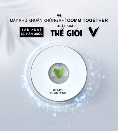 Máy khử khuẩn công nghệ Bio-Plasma Comm Together dùng trong xe ô tô