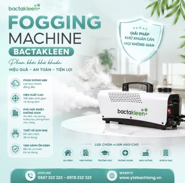 Máy phun khói khử khuẩn Bactakleen Fogging Machine