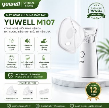 Máy Xông Khí Dung Cầm Tay Yuwell M107 Chính Hãng