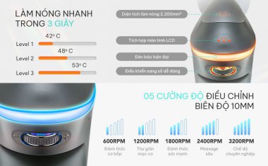Súng Massage SKG F7-E