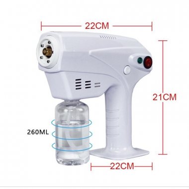 Súng Phun Khói Khử Mùi Khử Khuẩn Đa Năng Có Đèn LED Blue Macgic